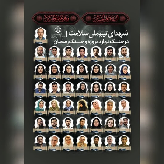 شهدای تیم سلامت 